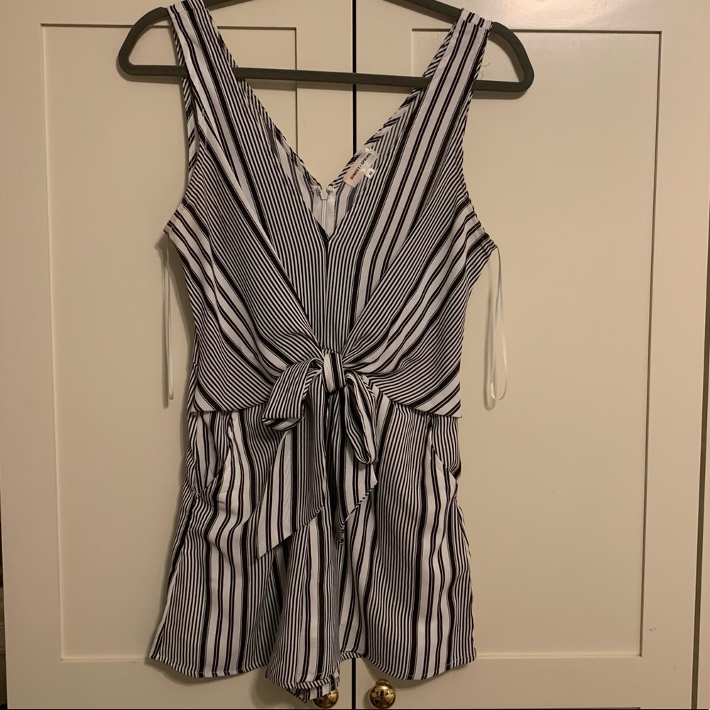Bloomingdale’s striped romper